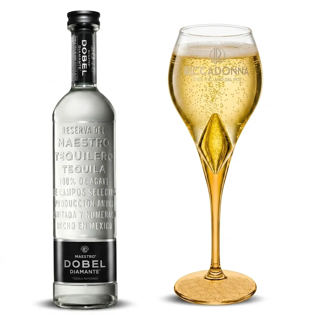 Pack Tequila Maestro Dobel Diamante + Copa Riccadonna